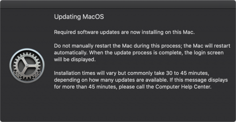 Updating macOS prompt